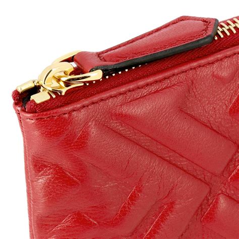 fendi red clutch bag|fendi clutch price.